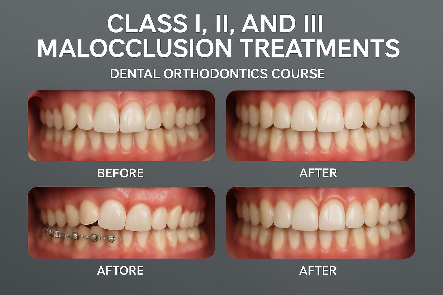 Tratamientos de Maloclusiones Clase I, II y III