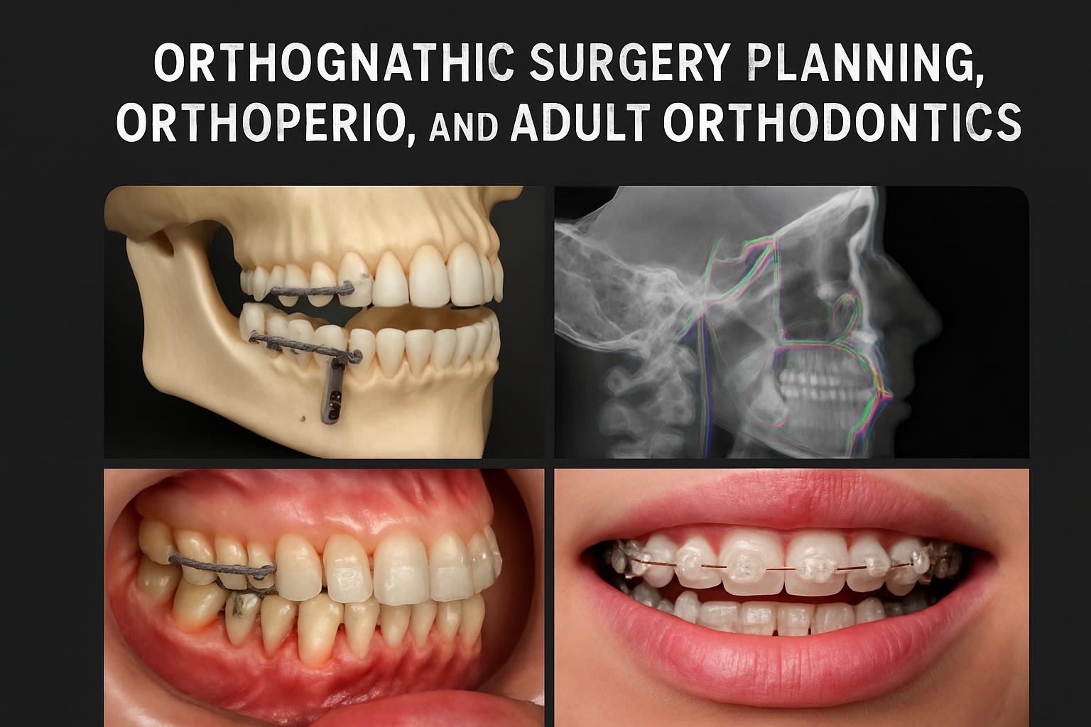 Planificación Orthoquirúrgica, Orthoperio y Ortodoncia en Adultos